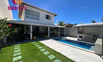 Casa em condomínio fechado com 5 quartos à venda na Rua Quatro, Barra do Jacuípe, Camaçari