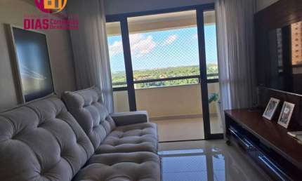 Vendo em exclusividade no  Brisas club com  69m2, varanda  vista panorâmica  para o mar, 2/4, suíte,  1 vaga de garagem  coberta Padrão