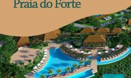 Vendo em exclusividade Terreno com 590m2  no Condomínio  Costa Bella em Praia do  Forte  frente mar  - Mata de São  João/BA.