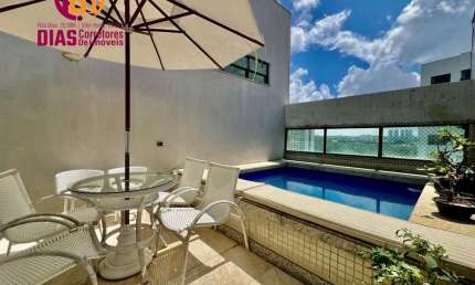 Apartamento Cobertura Duplex  à venda 4/4 sendo 2 suítes com 200m² em Patamares, Salvador/BA