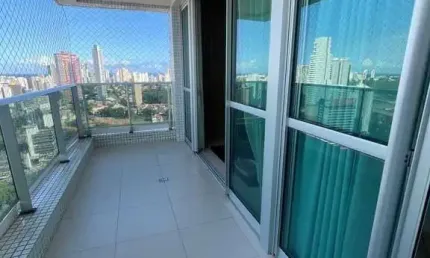 Vendo Lindo Apartamento com 78,76m2, nascente, andar alto vista mar com 2 suítes no Caminho das Árvores, Salvador/BA