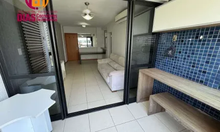 Alugo Apartamento  de 1/4 mobiliado no alphaville I com 01 vaga coberta e total infraestrura - Alphaville -SSA/BA.