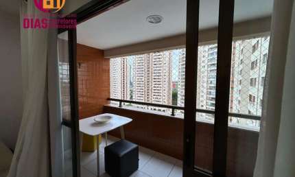 Vendo mobiliado em Oportunidade exclusivo apartamento nascente andar alto  varanda vista clube com 2/4 suíte  no Brisas Club - Paralela - Salvador/BA.