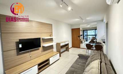 Vendo Apartamento com 50m2 quarto e sala com varanda panorâmica para o mar em Condominio com total infraestrutura - Alphaville I - Salvador/BA.