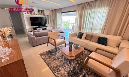 Vendo em Oportunidade Lindo Apartamento no Resort Le Parc de 166m², 4/4, 3 suítes, 3 vagas, 01 depósito - Patamares - Salvador/BA.