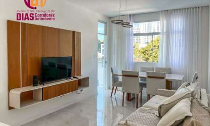 Alugo Apartamento mobiliado e decorado na Graça com 3/4, suíte, cozinha Americana, 1 vaga garagem - Salcador/BA.