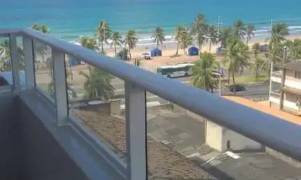 Alugo lindo Apartamento Cobertura duplex novo mobiliado em frente praia 1/4 suíte, 2 vagas, total infraestrutura - Piatã - Salvador/BA.