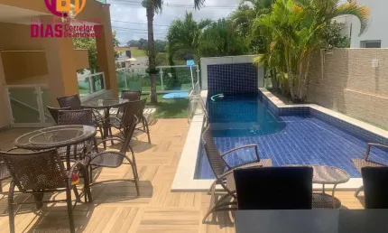 Vendo em oportunidade  casa no Alphaville do litoral Norte com 415m2 4 suíte, 4 vagas  com total infraestrutura - Alphaville 2 - Camaçari /BA.
