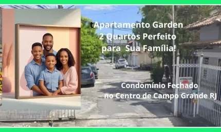 Apartamento térreo 2 quartos Centro de Campo Grande RJ