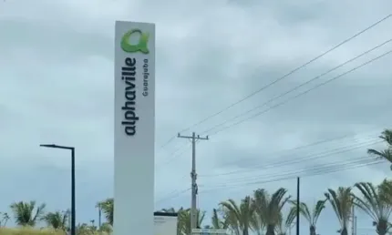 Terreno à venda no alphaville guarajuba, 765 m² por r$ 855.000 - alphaville guarajuba