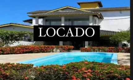 Casa com 6 dormitórios para alugar, 270 m² por R$ 3.000 anual/mês - Arembepe - Camaçari/BA