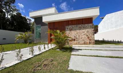 Oportunidade extraordinária! Casa a venda 3 suítes,  paisagismo , espaço gourmet, piscina. Parque das Árvores-Barra do Jacuípe