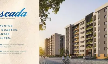 Apartamento com 3 dormitórios à venda, 72 m² por R$ 483.900,00 - Buraquinho - Lauro de Freitas/BA