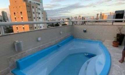Cobertura na Pituba com 3/4, piscina e goumert, 147m2 , duplex