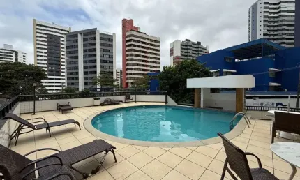 Quarto e sala à venda no caminho das árvores – edifício mar do hawai | 49m² | infraestrutura completa