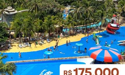 Terreno no Beach Park Porto das Dunas com VISTA MAR