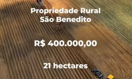Propriedade rural à venda 21 hectares em são benedito
