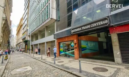 Ponto comercial com 4 salas para alugar na da Quitanda, 68, Centro, Rio de Janeiro por R$ 1.000