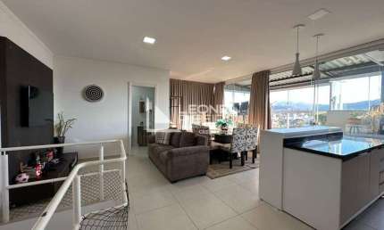 Apartamento cobertura duplex à venda com 2 dormitórios no bairro Quintino em Timbó-SC