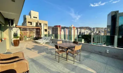 Cobertura à venda, 4 quartos, 1 suíte, 3 vagas, Savassi - Belo Horizonte/MG