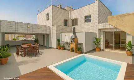 Cobertura à venda, 4 quartos, 1 suíte, 3 vagas, Serra - Belo Horizonte/MG