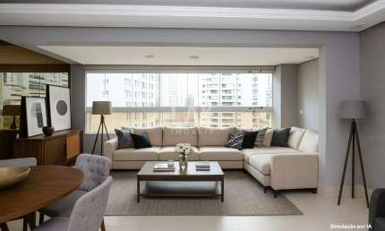 Apartamento para aluguel, 3 quartos, 1 suíte, 3 vagas, Vila da Serra - Nova Lima/MG