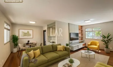 Apartamento à venda, 3 quartos, 1 suíte, 1 vaga, sion - belo horizonte/mg
