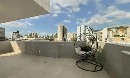 Cobertura à venda, 2 quartos, 1 suíte, 2 vagas, Sion - Belo Horizonte/MG