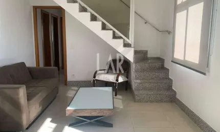 Cobertura à venda, 3 quartos, 1 suíte, escritório, 2 vagas, São Pedro - Belo Horizonte/MG