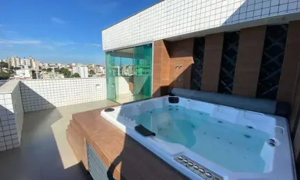 Cobertura para aluguel, 3 quartos, 1 suíte, 3 vagas, Castelo - Belo Horizonte/MG