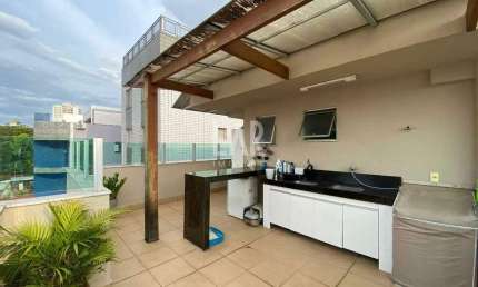 Cobertura à venda, 3 quartos, 2 suítes, 2 vagas, Santo Antônio - Belo Horizonte/MG
