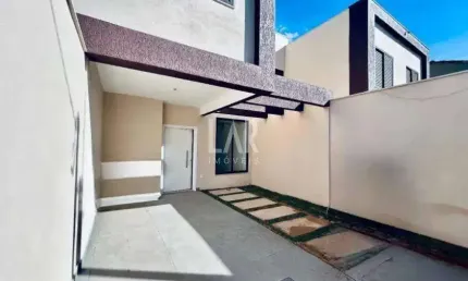 Casa geminada à venda, 3 quartos, 1 suíte, 2 vagas, santa rosa - belo horizonte/mg