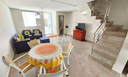 Casa Geminada para aluguel, 3 quartos, 1 suíte, 2 vagas, Santa Rosa - Belo Horizonte/MG