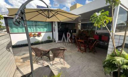 Cobertura à venda, 3 quartos, 1 suíte, 2 vagas, Santa Rosa - Belo Horizonte/MG