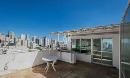 Cobertura para aluguel, 2 quartos, 1 suíte, 2 vagas, serra - belo horizonte/mg