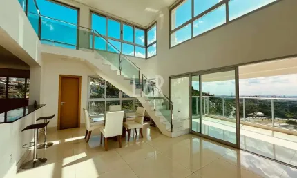 Cobertura para aluguel, 4 quartos, 2 suítes, 5 vagas, Santa Lúcia - Belo Horizonte/MG