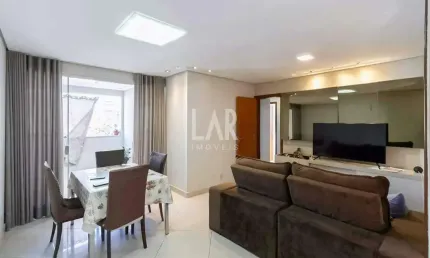 Apartamento à venda, 3 quartos, 1 suíte, 2 vagas, palmares - belo horizonte/mg