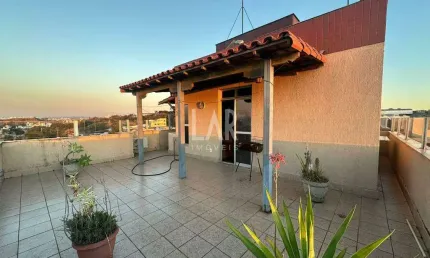 Cobertura para aluguel, 3 quartos, 1 suíte, 2 vagas, Santa Rosa - Belo Horizonte/MG