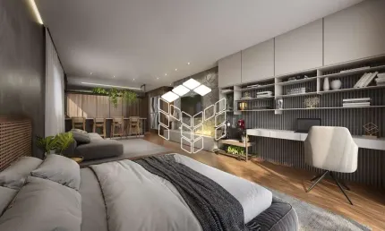 Apartamento com 1 quarto à venda na Rua Antônio Scherer, 608, Kobrasol, São José por R$ 587.000