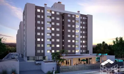 Apartamento com 2 quartos à venda na simão ludwig, 1000, rio caveiras, biguaçu por r$ 419.544