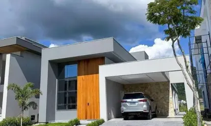 Casa em condomínio fechado com 3 quartos à venda na rua lagoinha, 65, pedra branca, palhoça por r$ 2.800.000