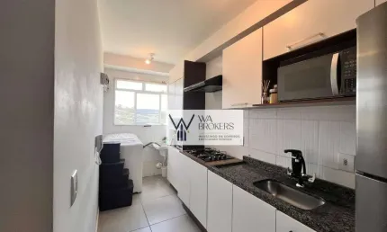 Apartamento com 2 dormitórios para alugar, 52 m² por R$ 1.537,56/mês - Centro (Cotia) - Cotia/SP