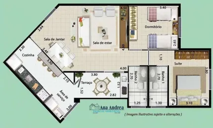 Apartamento com 2 quartos à venda no Parque Esplanada do Embu, Embu das Artes 