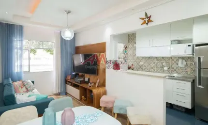 Apartamento em taboão sb campo: 2 dorms, 1 banheiro por r$280k - venda