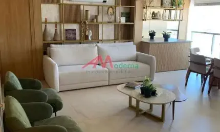 Lindo apartamento possui 2 suítes, sala integrada com varanda, varanda gourmet, cozinha separada da área de serviço, todo planejado, sala toda revestida de madeira, 2 vagas de garagem coberta. Lazer c