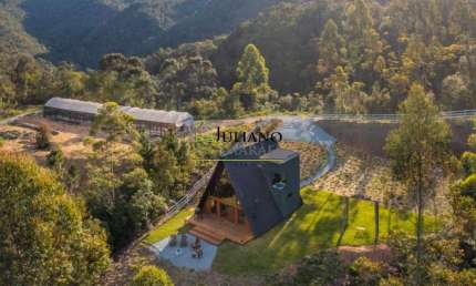 OPORTUNIDADE! PROPRIETADE DE 6 HECTARES com CHALÉ COMPLETO em ANITÁPOLIS/SC