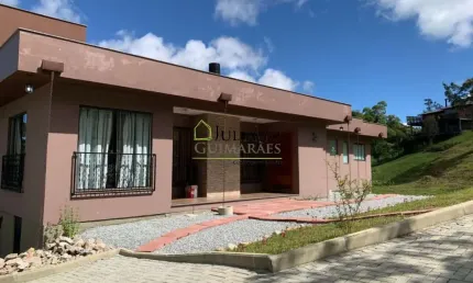 Casa em condomínio fechado à venda em rancho queimado/sc