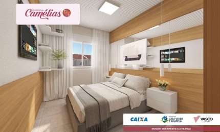 Casa em condomínio fechado com 2 quartos à venda na Rua Imperador, 10, Sítio Ipiranga, Cachoeirinha, 41 m2 por R$ 223.800