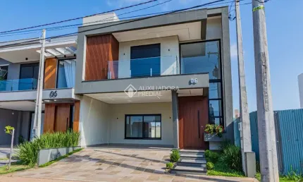 Casa em condomínio fechado com 3 quartos à venda na Rua Antônio Avelino Varela, 321, Central Parque, Cachoeirinha, 171 m2 por R$ 1.190.000