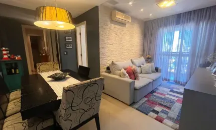 Apartamento de 2 dormitórios 68m² no gonzaga com lazer completo